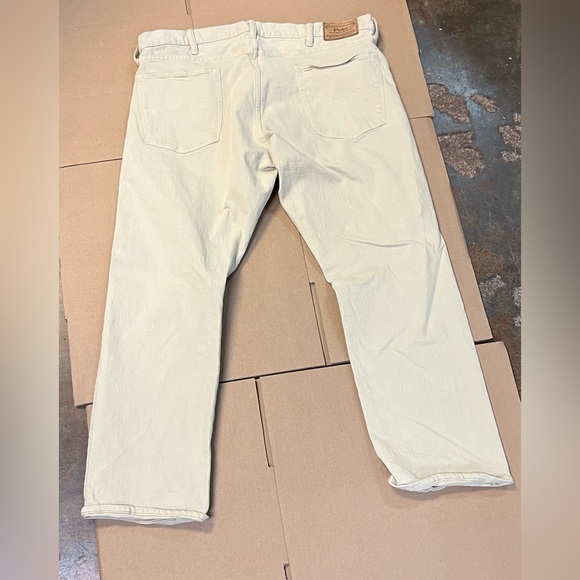 Polo Ralph Lauren classic fit size 38 x 30 Ethan Stretch Pumice  jeans / pants - Picture 9 of 9